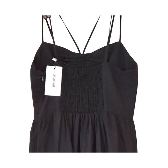 JASON WU Spaghetti Strap Linen Sun Dress with Cutout Wooden Bead Midi Maxi Small - Picture 6 of 13